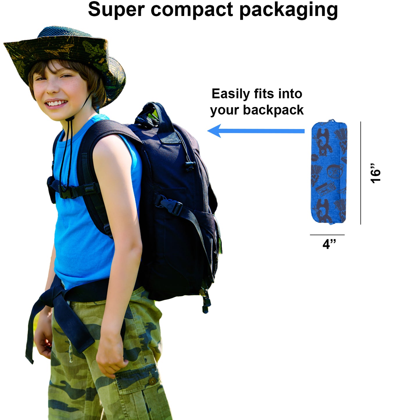 Kids Indoor/Outdoor Tent - Adventure theme