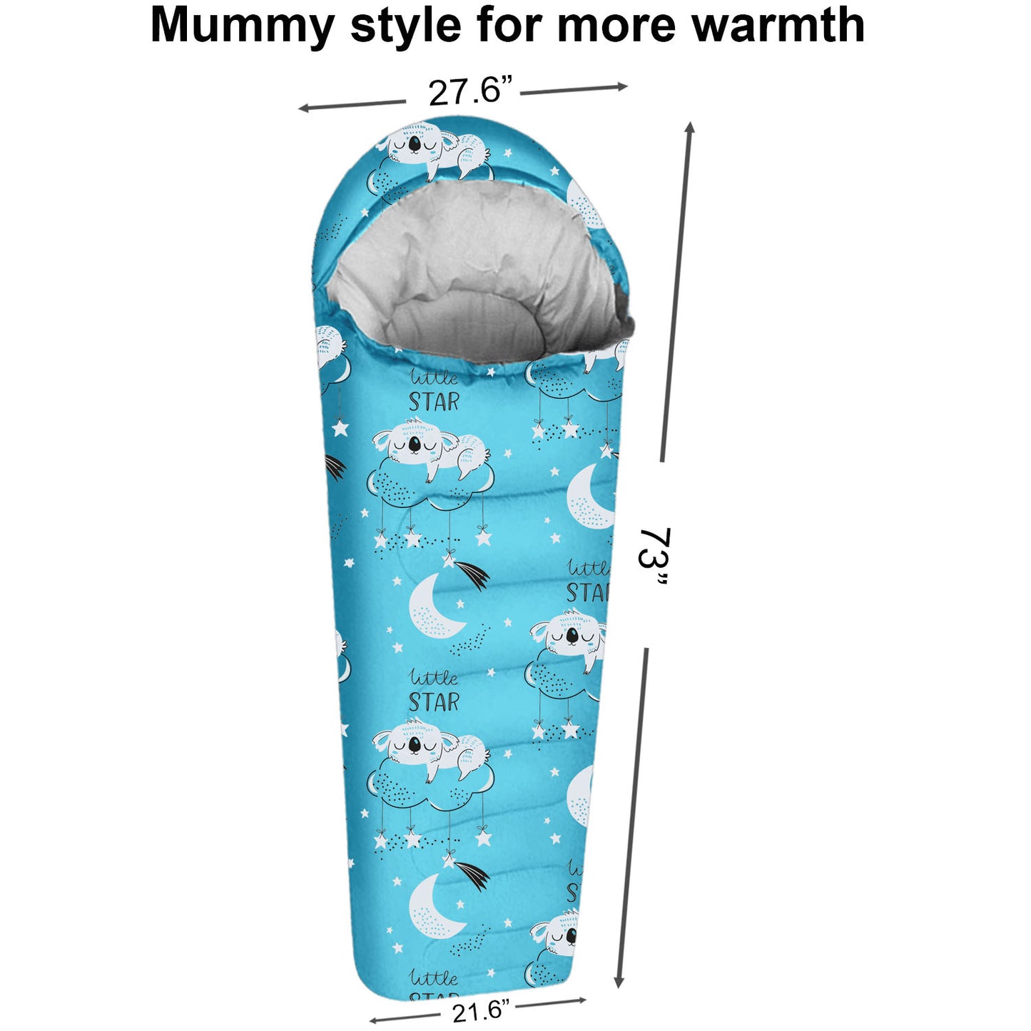 Little Star Theme 4 Seasons Indoor/Outdoor Kids Sleeping Bags - Youth version