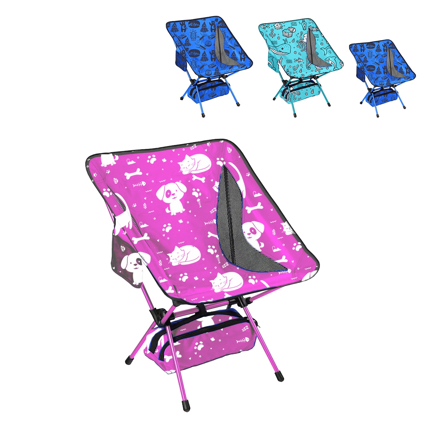 Kids camping chair - Best Friends theme