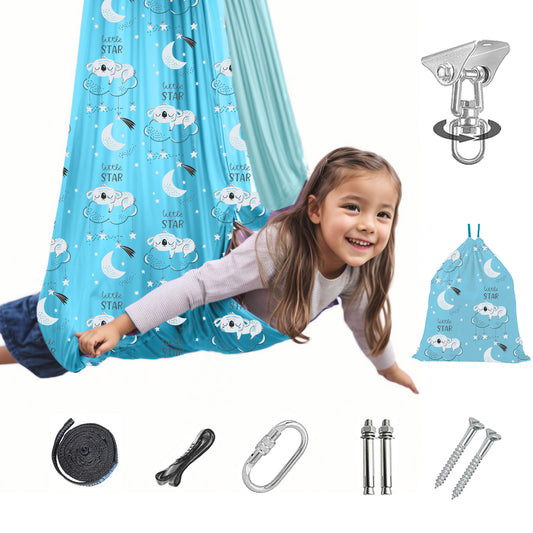 Little Star Theme Kids Swing Chair