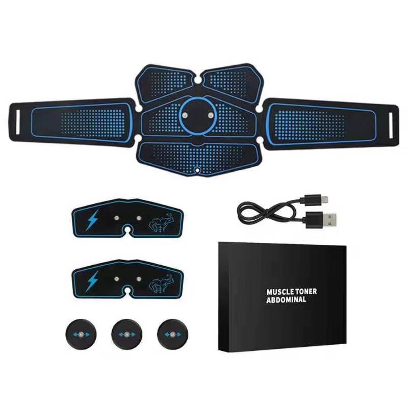 7 PCs ABS Stimulator Muscle Toner - 6 Pack