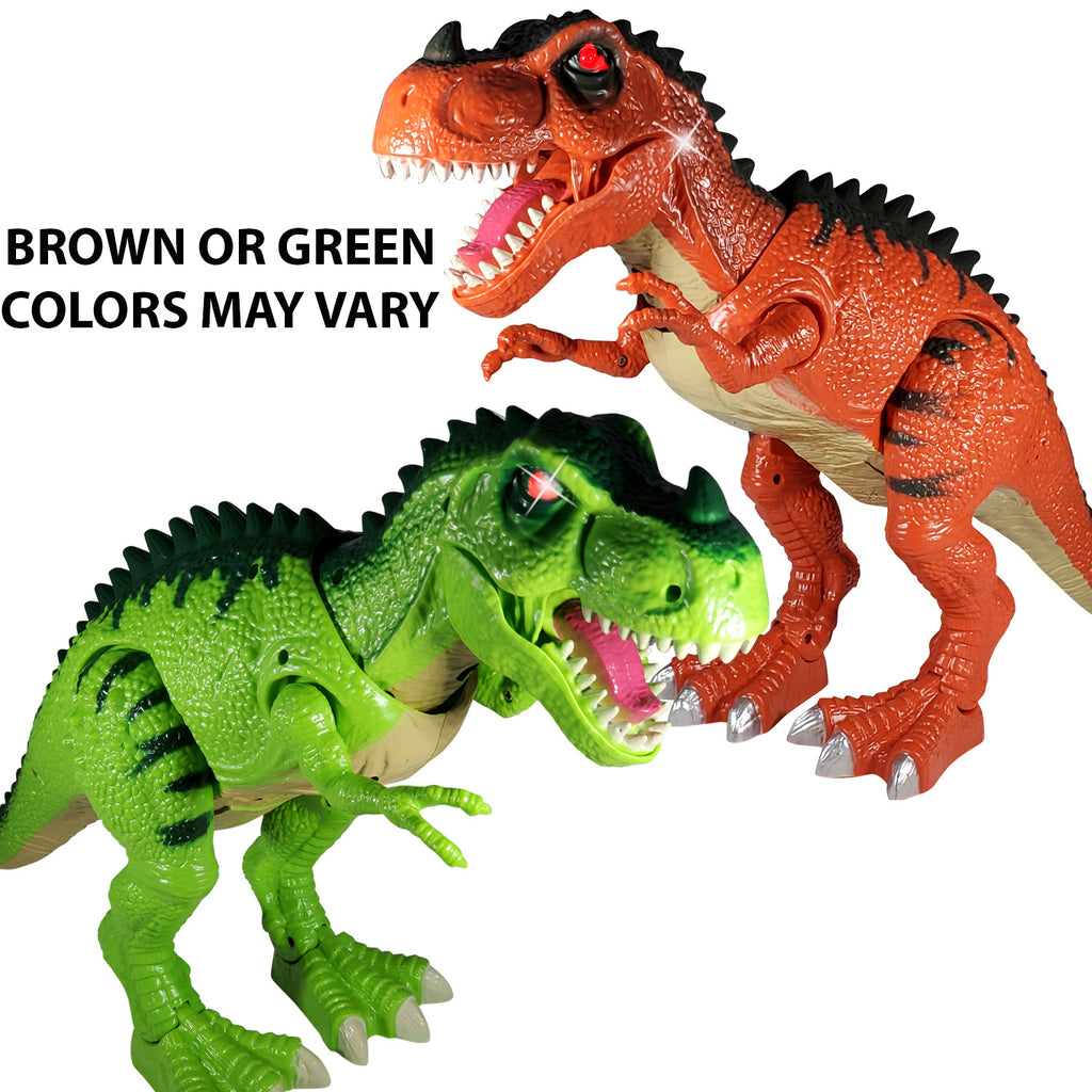 Giant walking dinosaur toy top