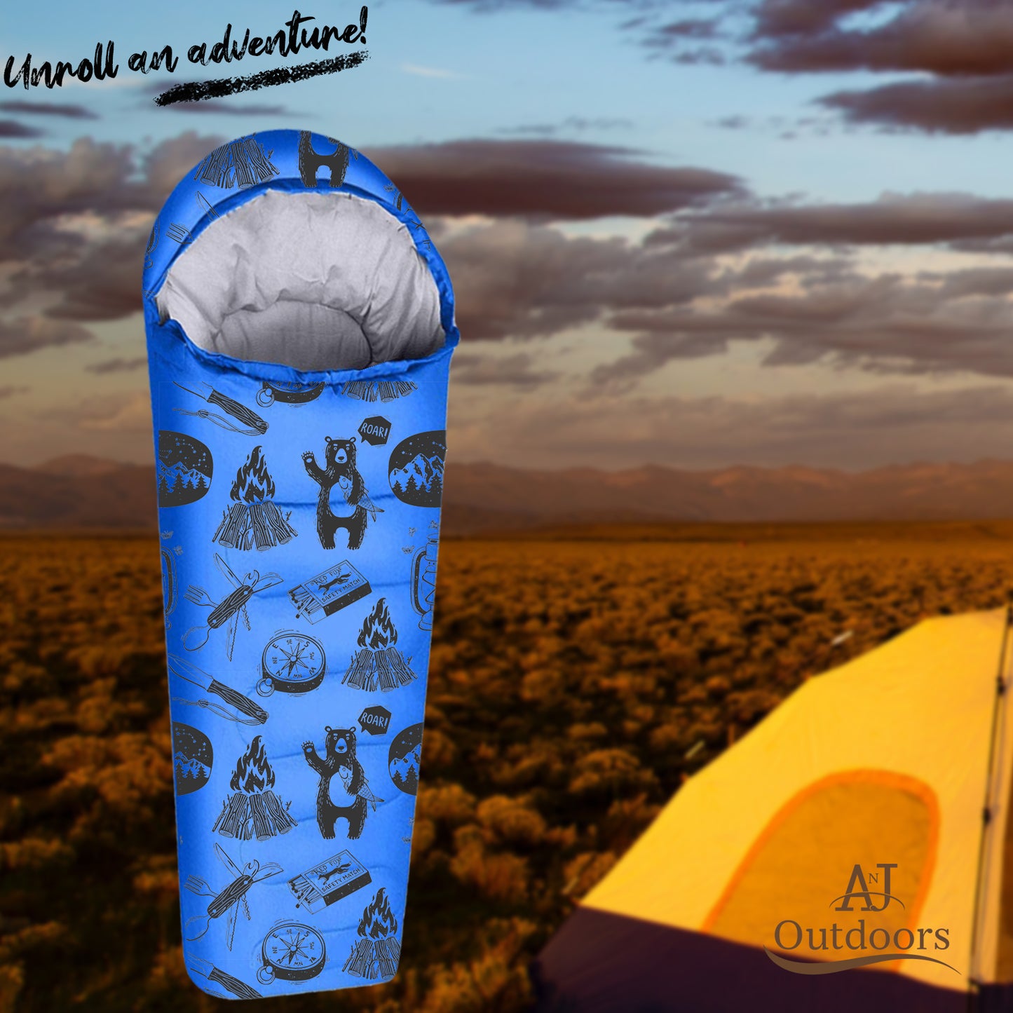 Adventure Theme 4 Seasons Indoor/Outdoor Youth Sleeping Bags - Youth version