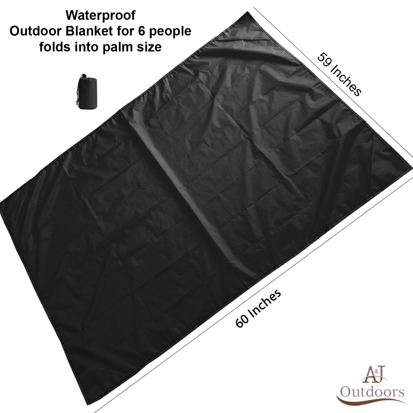 Pocket Blanket/Picnic Blanket (4P/6P) | Waterproof and Sandproof Beach Blanket