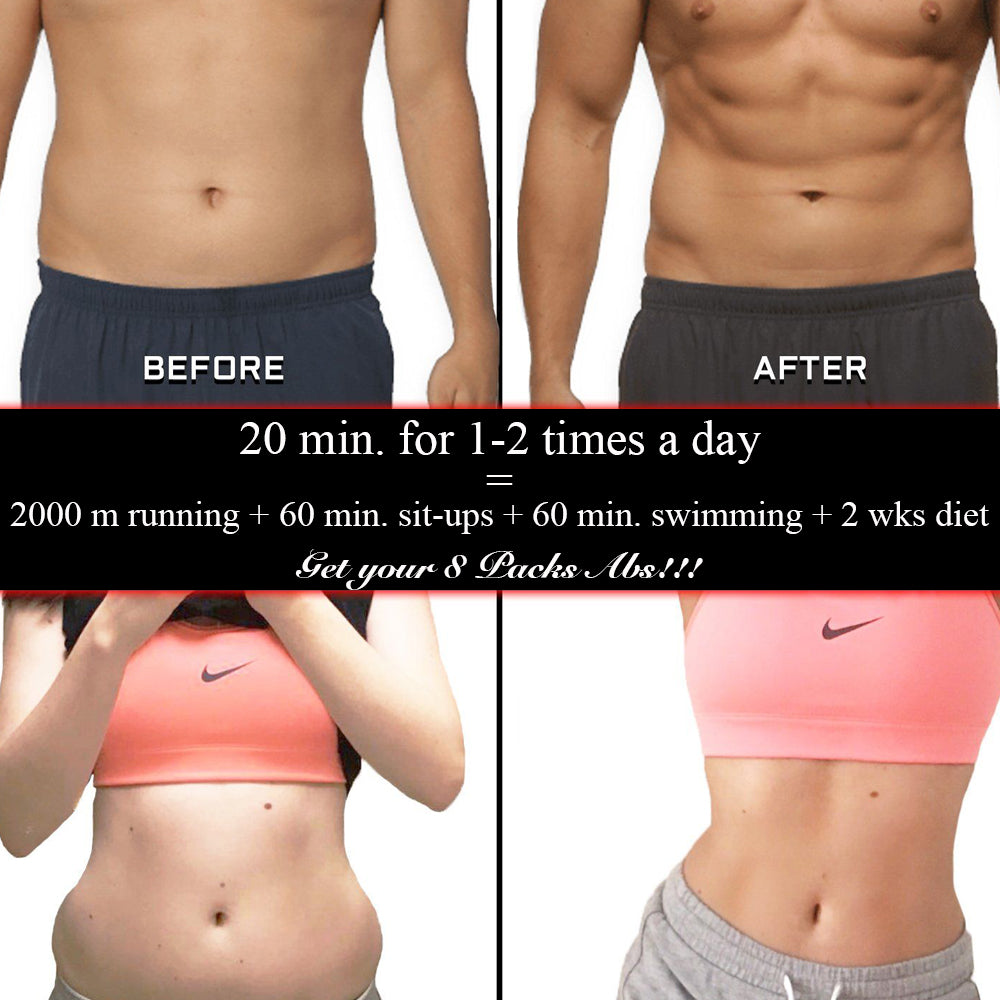 7 PCs ABS Stimulator Muscle Toner - 6 Pack