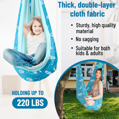 Little Star Theme Kids Swing Chair
