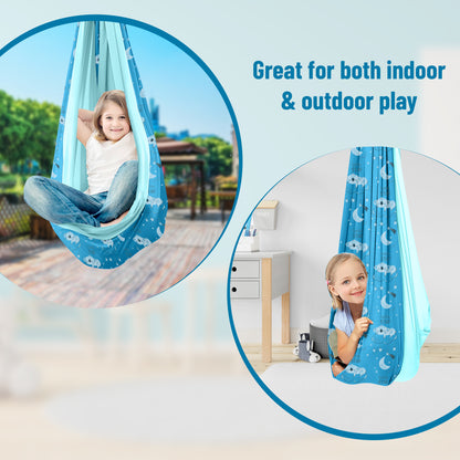 Little Star Theme Kids Swing Chair