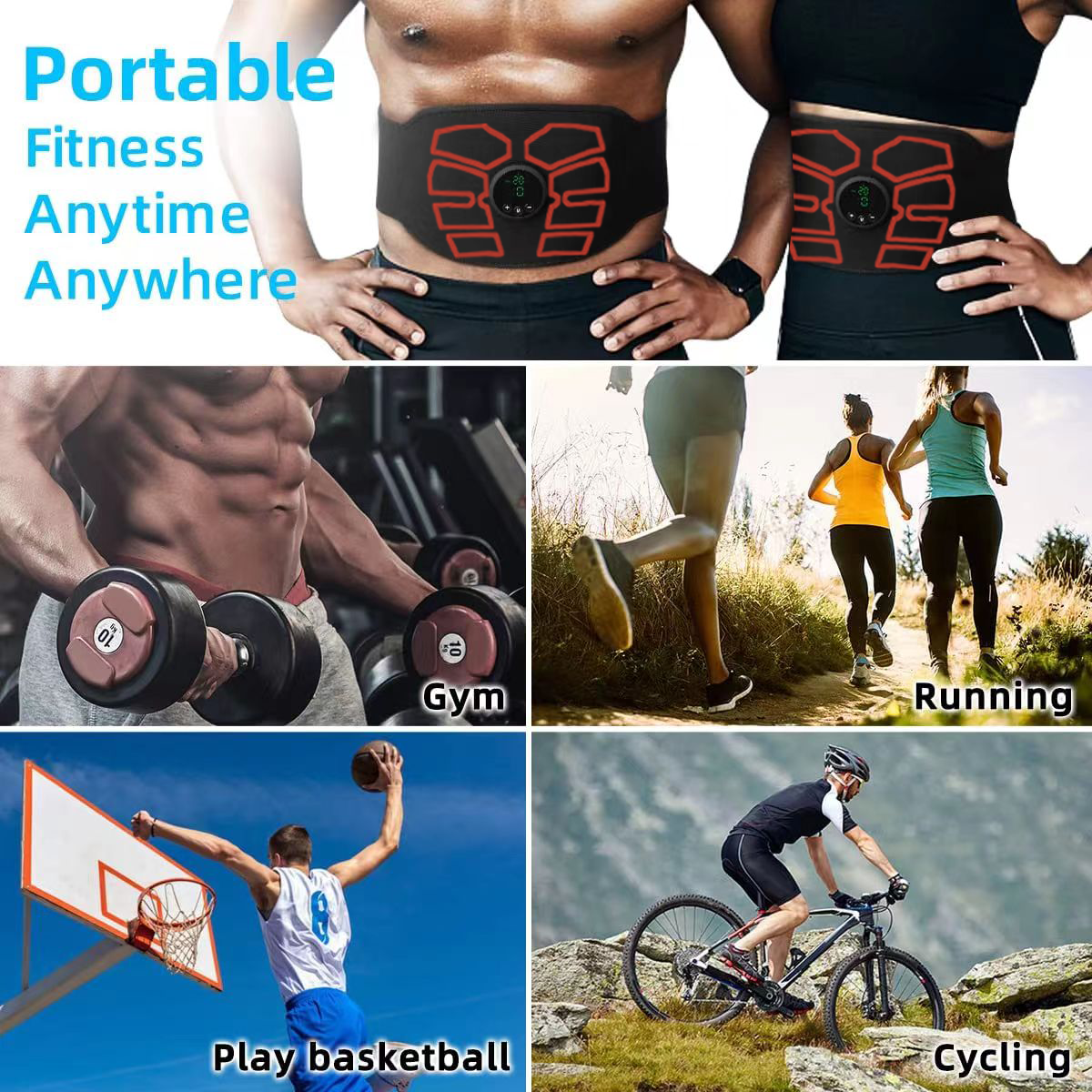 eAnjoy EMS Muscle Stimulator, Abdominal Toning Belt for Men and Women