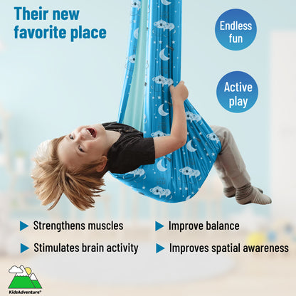 Little Star Theme Kids Swing Chair
