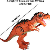 Large Walking Dinosaur Toys for Boys Dinosaur Toys for Boys and Girls – Tyrannosaurus Rex T-Rex with 3D Projection