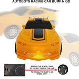 Battery Operated Bump and Go Transformers Toys for Kids - Bumblebee
