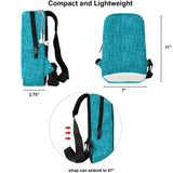 Lightweight and Waterproof Sling Bag/Travel Bag - Blue