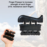 The Largest Resistance Range Hand Grip Strengthener + Finger Exerciser + Finger Stretcher
