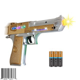 Pretend Play Toy Pistol Gun with Flashing Lights and Sound