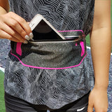 Ultra-Thin Water Resistant Running Belt - Pink