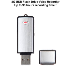 Crystal Clear 8G USB Digital Voice Recorder