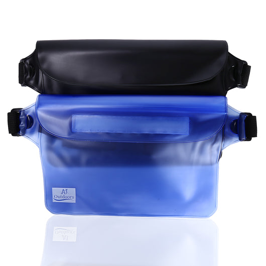 2 PK Waterproof Pouch (Black/Blue)
