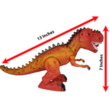 New! 13" Tyrannosaurus Rex Walking Dinosaur Toys for Boys and Girls – Roaring, Walking, and Glowing Electric T Rex