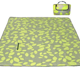80" x 72" 3-Layer XXLarge Waterproof Outdoor Blanket - Green Leaves