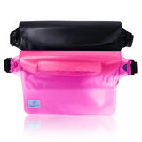 2 PK Waterproof Pouch (Black/Pink)