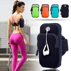 Premium Elastic Running Armband - Black