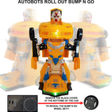 Battery Operated Bump and Go Transformers Toys for Kids - Bumblebee