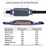 Ultra-Thin Water Resistant Running Belt - Blue
