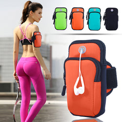 Premium Elastic Running Armband - Orange