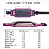 Ultra-Thin Water Resistant Running Belt - Pink