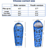 Adventure Theme 4 Seasons Indoor/Outdoor Youth Sleeping Bags - Youth version
