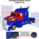 Battery Operated Bump and Go Transformers Toys for Kids - Optimus Prime